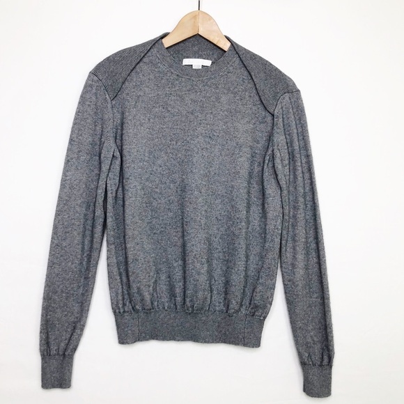 Alexander Wang grey silk cashmere crewneck sweater - Picture 4 of 12